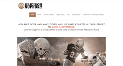 Desktop Screenshot of gridironsupport.org